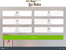 Tablet Screenshot of hotellesrotesdenia.com